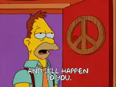 Lenny points and says and it'll happen to you