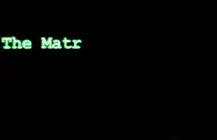 The Matrix has you text animation
