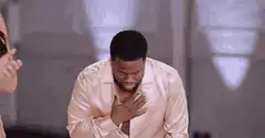 Kevin Hart shocked and emotional
