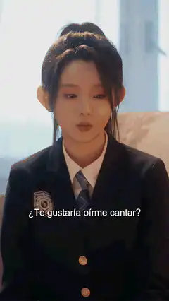 Girl asks if man wants to hear her sing