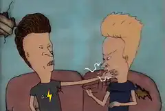 Beavis and Butt-Head finger snap