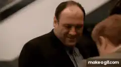 Tony Soprano pays a bribe