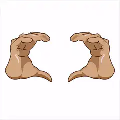 Hands forming heart with grateful for u text