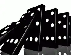 dominoes falling