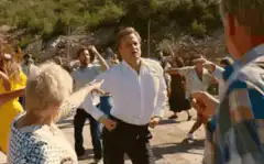 Neil Patrick Harris dancing with crowd