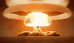 Nuclear explosion mushroom cloud