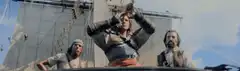Jack Sparrow looking through spyglass