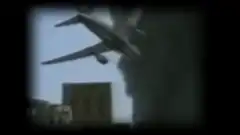 Airplane crashes into building