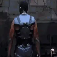 G-Man turns on the flood and the alien explodes