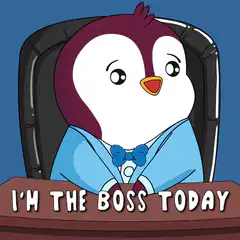 I'm the boss today penguin