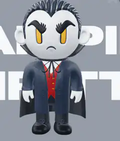 Chibi Vampire Figure Rotating