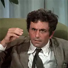 Peter Falk facepalm