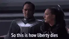 Natalie Portman So this is how liberty dies