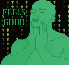 Feels Good Man green arrows