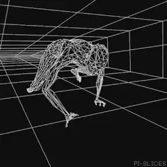 wireframe creature crawling