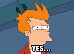 Fry nodding yes