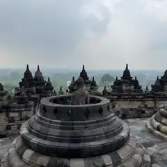 Buddha statue at Borobudur temple