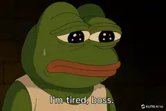 Pepe the Frog I'm tired boss