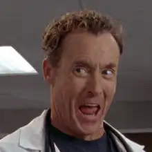 John C. McGinley laughing