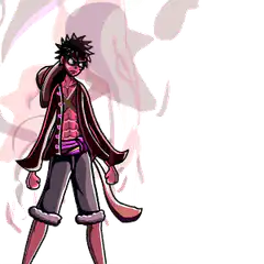 Ace from One Piece using his fire powers