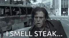 Zombie I Smell Steak