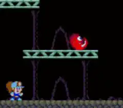 Mario vs Chargin' Chuck pixel art
