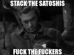 Stack the Satoshis Fuck the Fuckers