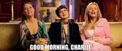 Charlie's Angels say good morning