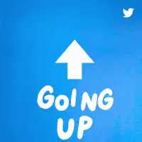 Man rising up with arrow