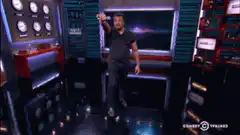 Neil deGrasse Tyson dancing in studio