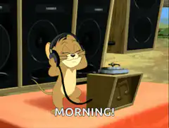 Timon DJing with headphones