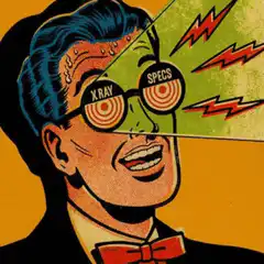 X-Ray Specs Comic Man