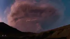 mushroom cloud explosion
