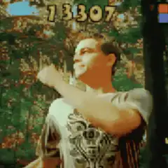 Leonardo DiCaprio dabbing with score counter