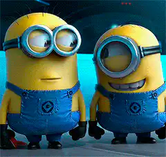 Minions laughing hysterically