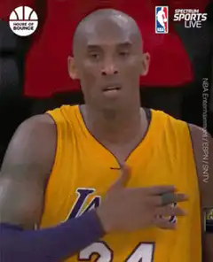 Kobe Bryant pointing finger