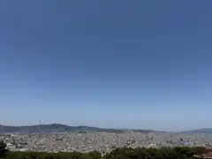 Barcelona cityscape view
