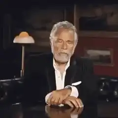 Old Man Rubs His Eye