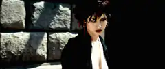 Selina Kyle flips the bird