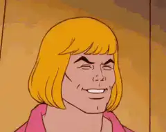 He-Man laughing