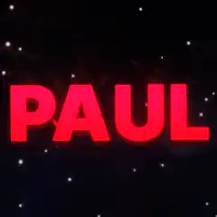 Paul in space with shooting stars