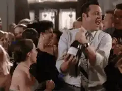 Vince Vaughn and Owen Wilson popping champagne
