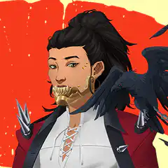 Jhin with crow and changing background