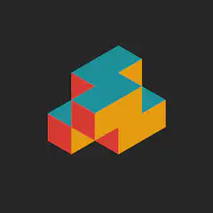 Isometric geometric shape animation