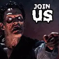 Zombie pointing and saying join us