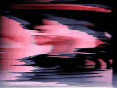 Glitchy abstract art animation