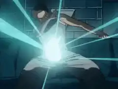 Man levitates and explodes with energy