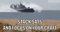 Stack Sats and Focus on Your Craft