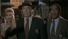 Police Academy crowd saluting