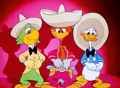 Donald Duck and friends in sombreros